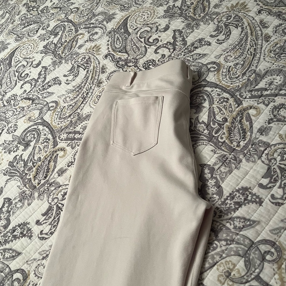 Elegant Cream Women's Betabrand Pants - Picture 3 of 4